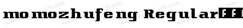 momozhufeng Regular字体转换